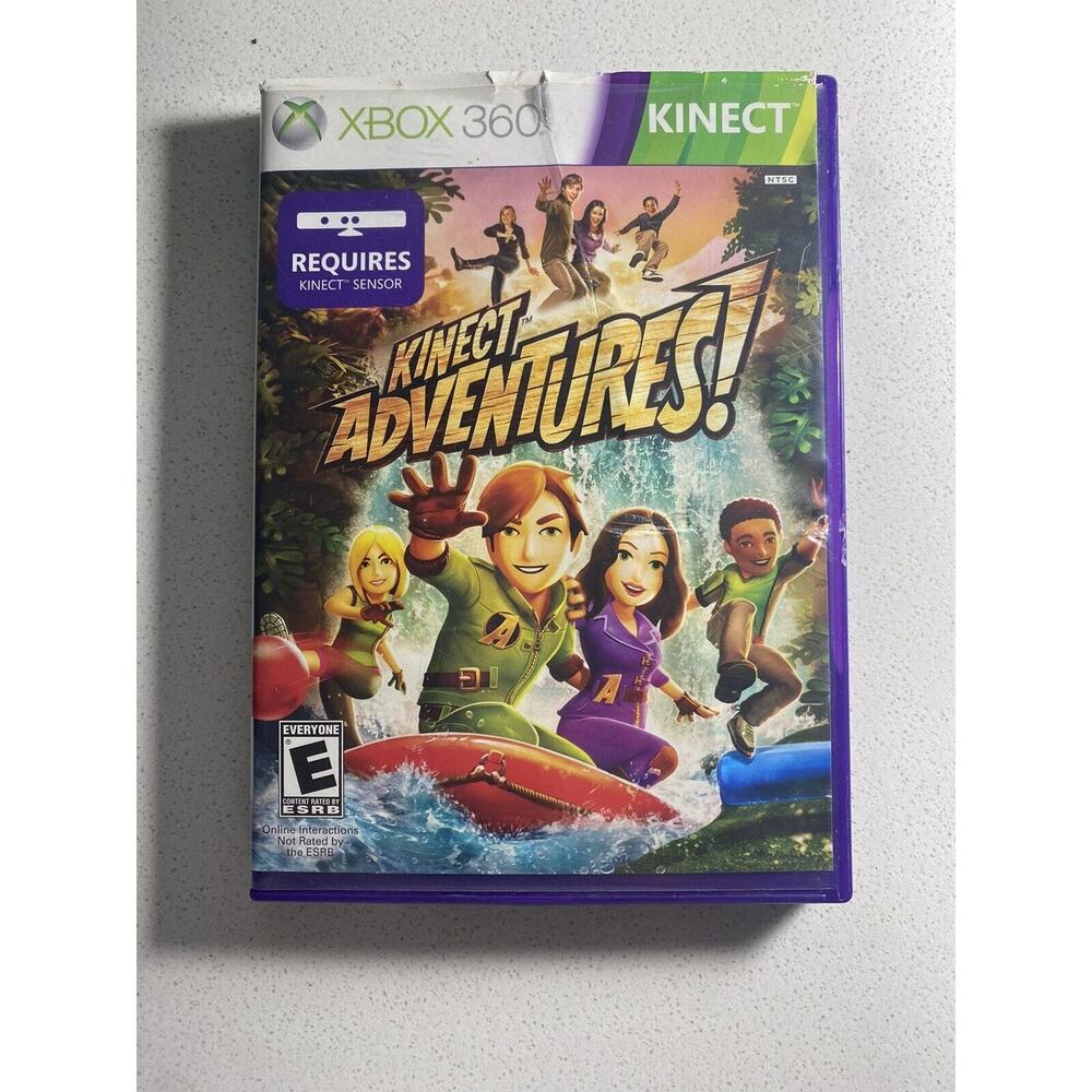Kinect Adventures - Microsoft Xbox 360 Authentic Game - Complete